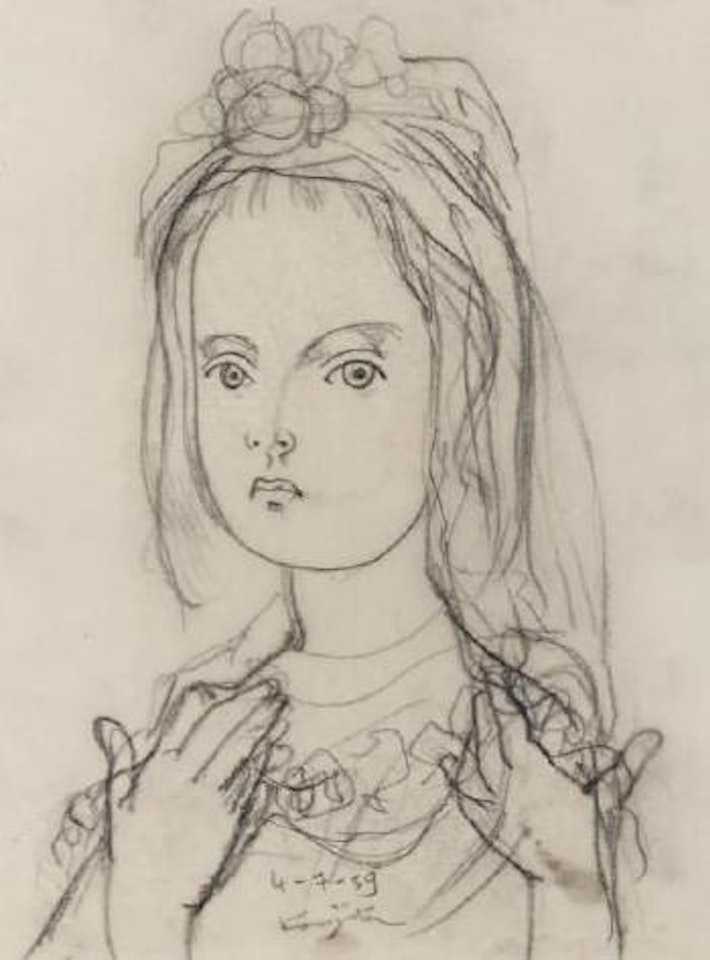 La coquette by Leonard Tsuguharu Foujita