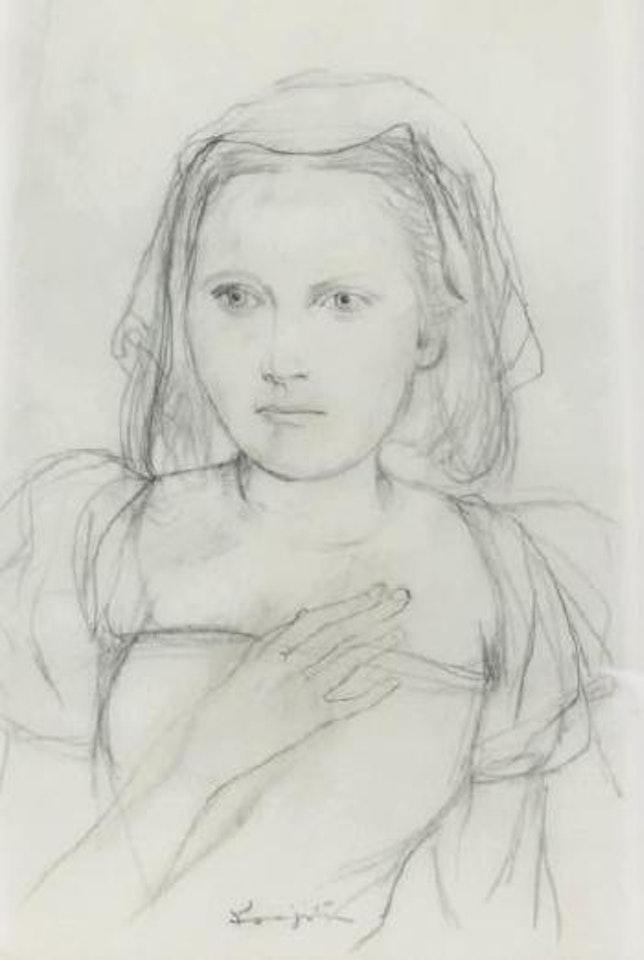 Jeune fille by Leonard Tsuguharu Foujita