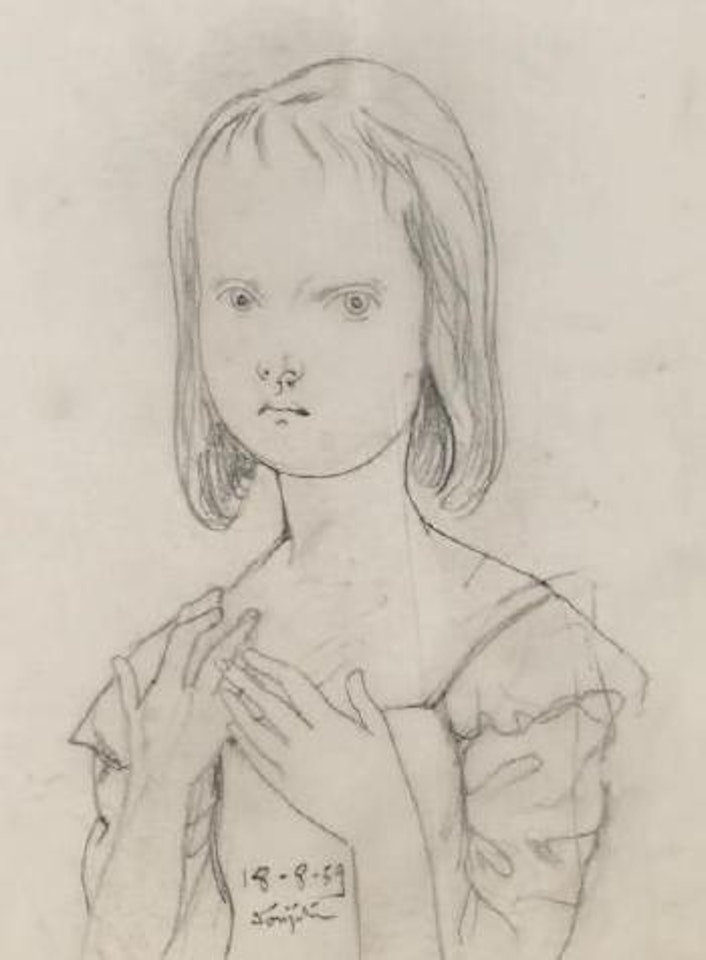 Jeune fille by Leonard Tsuguharu Foujita