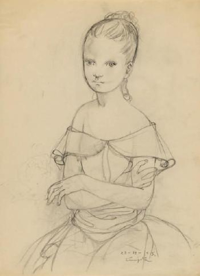 La robe collerette by Leonard Tsuguharu Foujita