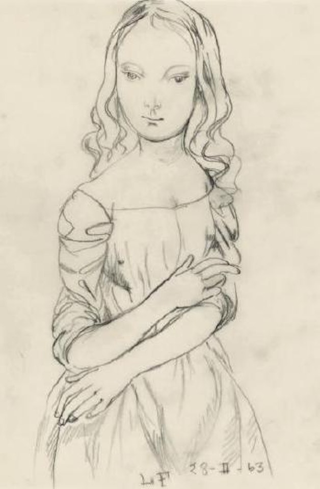 Femme aux bras croisés by Leonard Tsuguharu Foujita