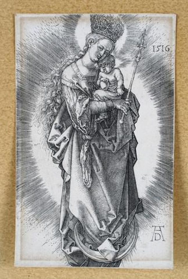Maria mit Zepter und Sternenkrone by Albrecht Dürer