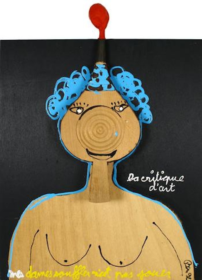 La critique d'art by Ben Vautier