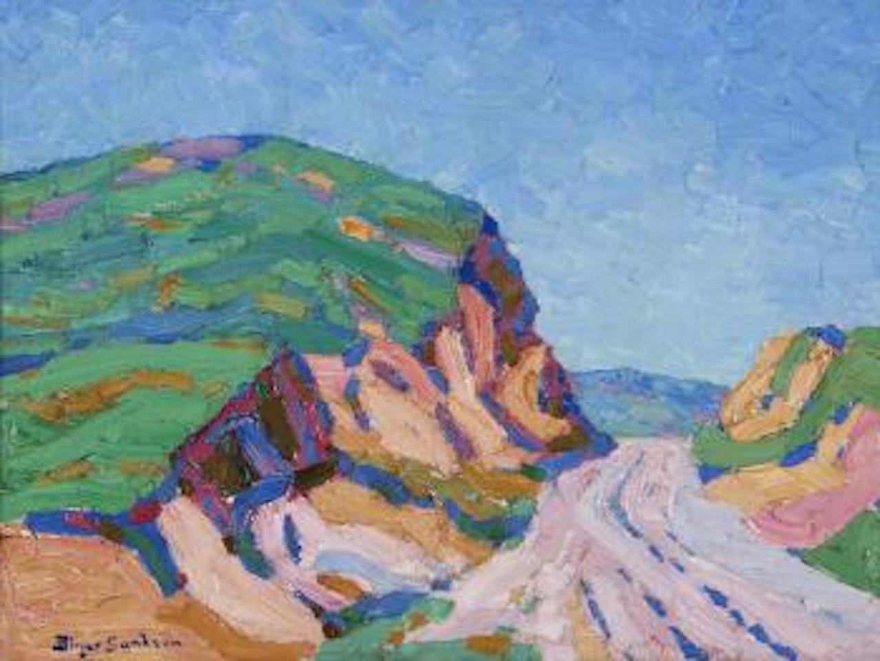 Road to Taos by Birger Sandzen