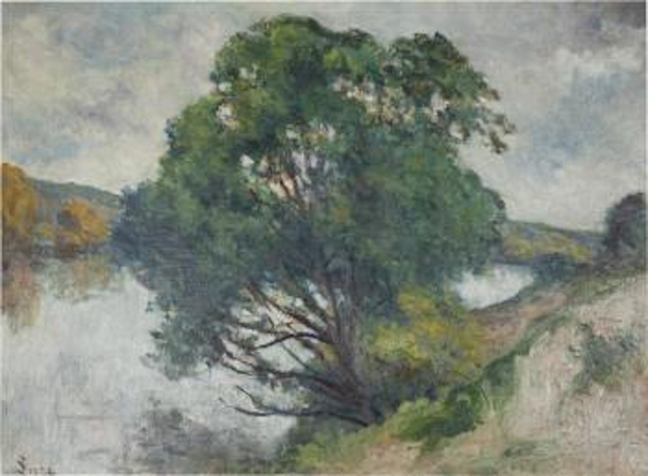 Au bord du lac by Maximilien Luce