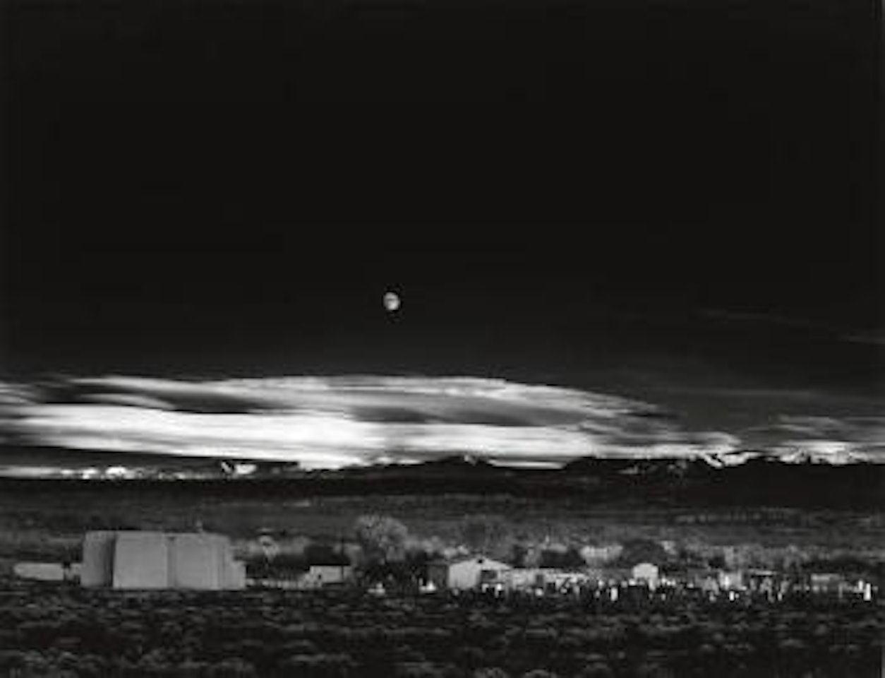 Moonrise, Hernandez, New Mexico by Ansel Adams