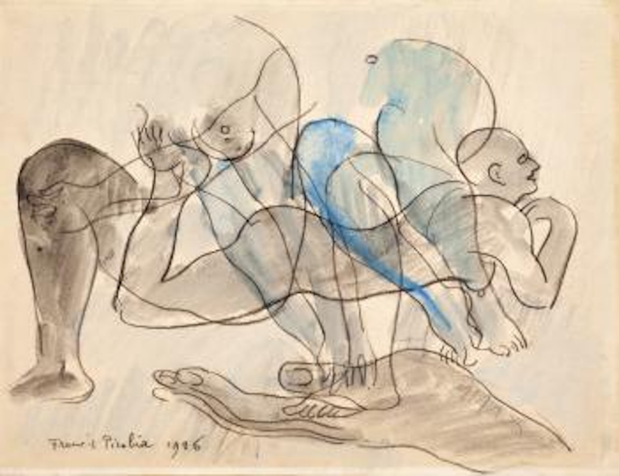 Sans titre (etude figurative) by Francis Picabia