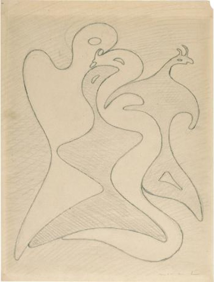 Untitled (Figurative Study) by Max Ernst
