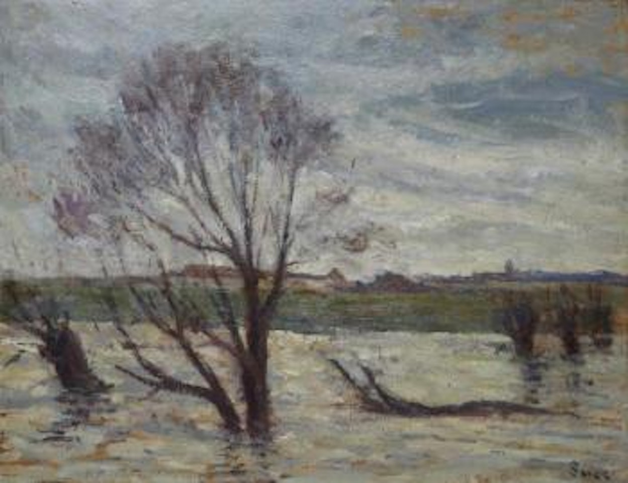 L'inondation by Maximilien Luce