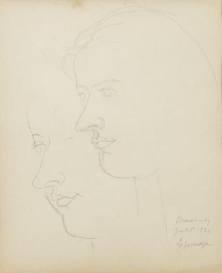 Portrait du peintre Irène Lagut by Roger de la Fresnaye