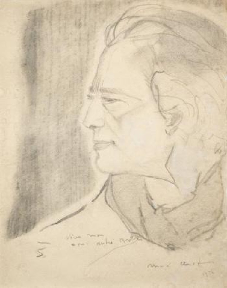 Portrait d'André Breton by Max Ernst