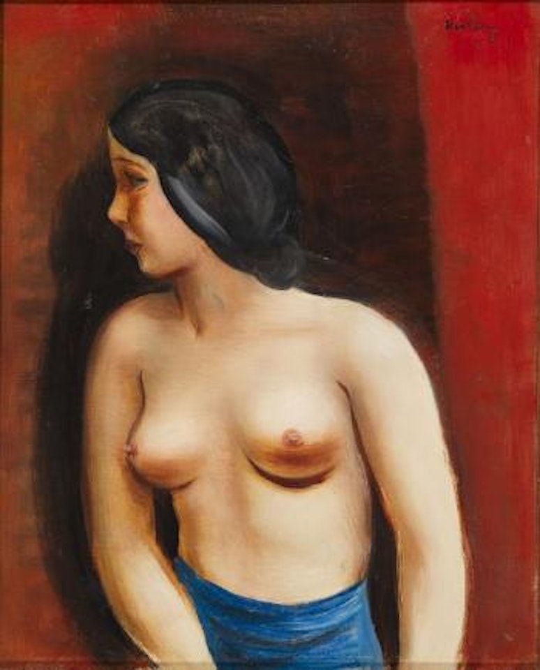 Buste nu by Moïse Kisling
