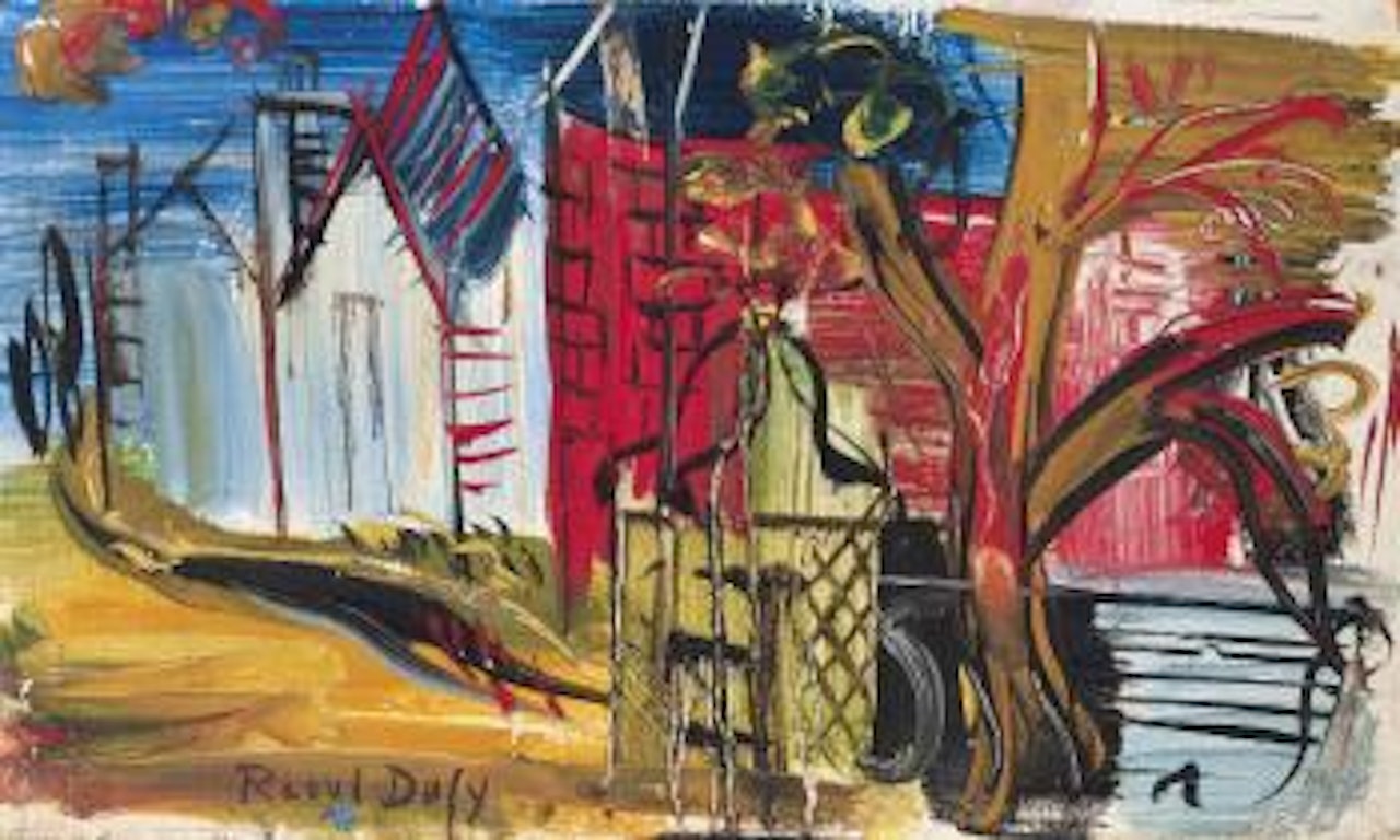 Maison et kiosque by Raoul Dufy