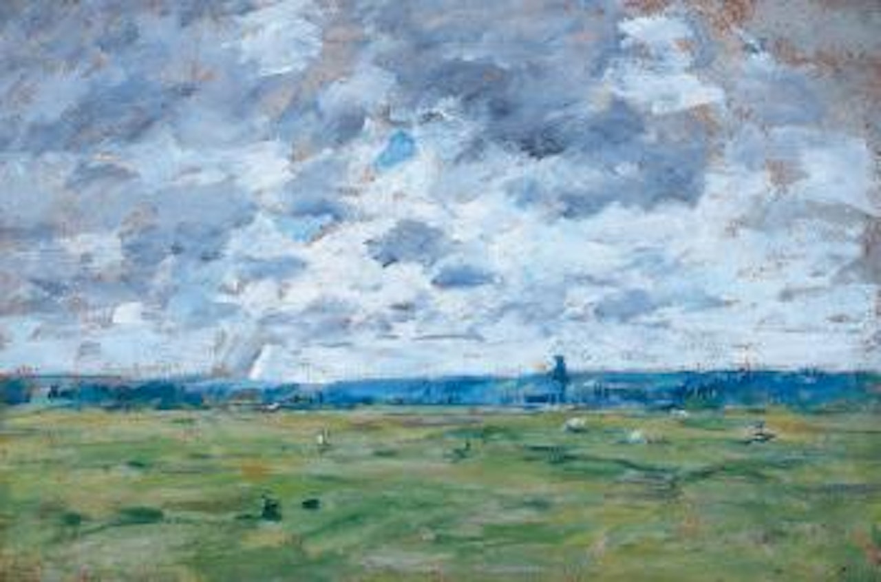 Paysage normand by Eugène Boudin