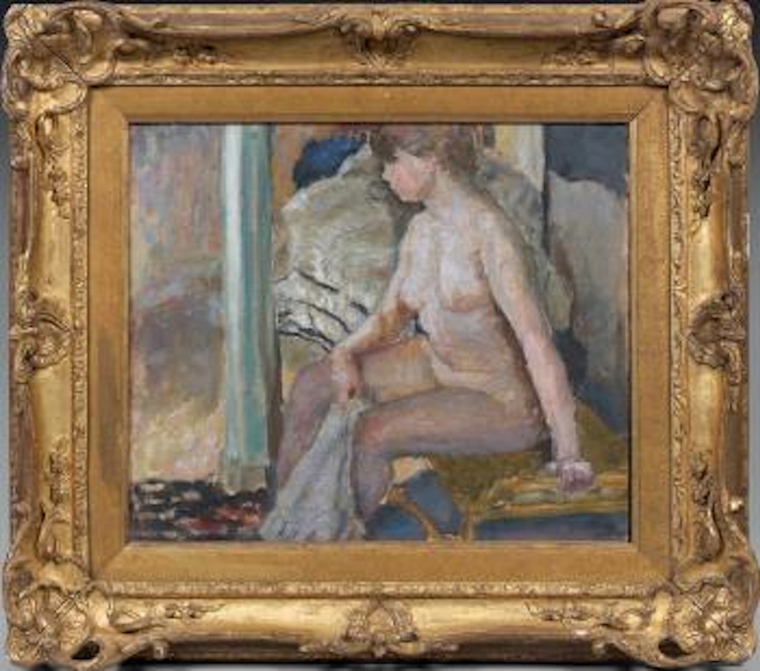 Nu assis by Pierre Bonnard