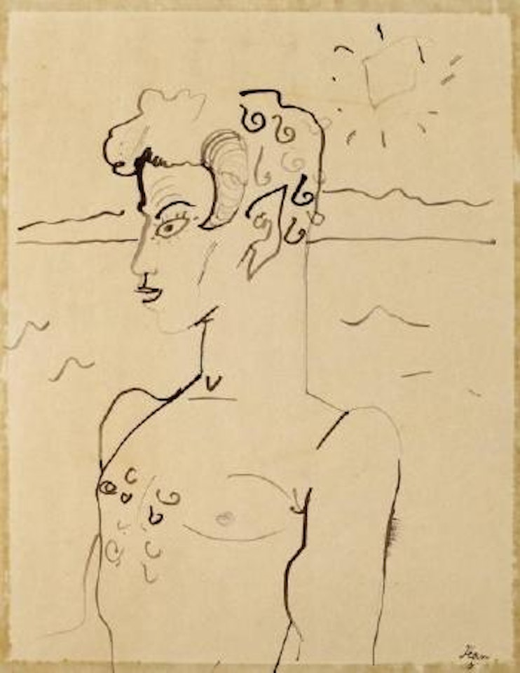 Serge Lifar en faune by Jean Cocteau