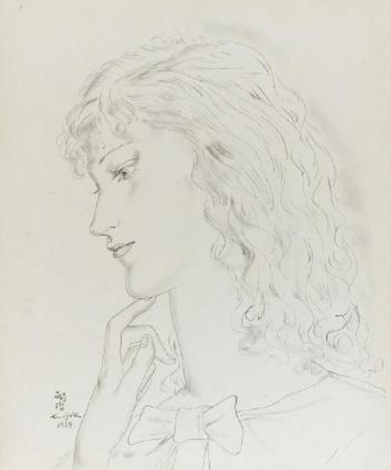 Jeune femme by Leonard Tsuguharu Foujita
