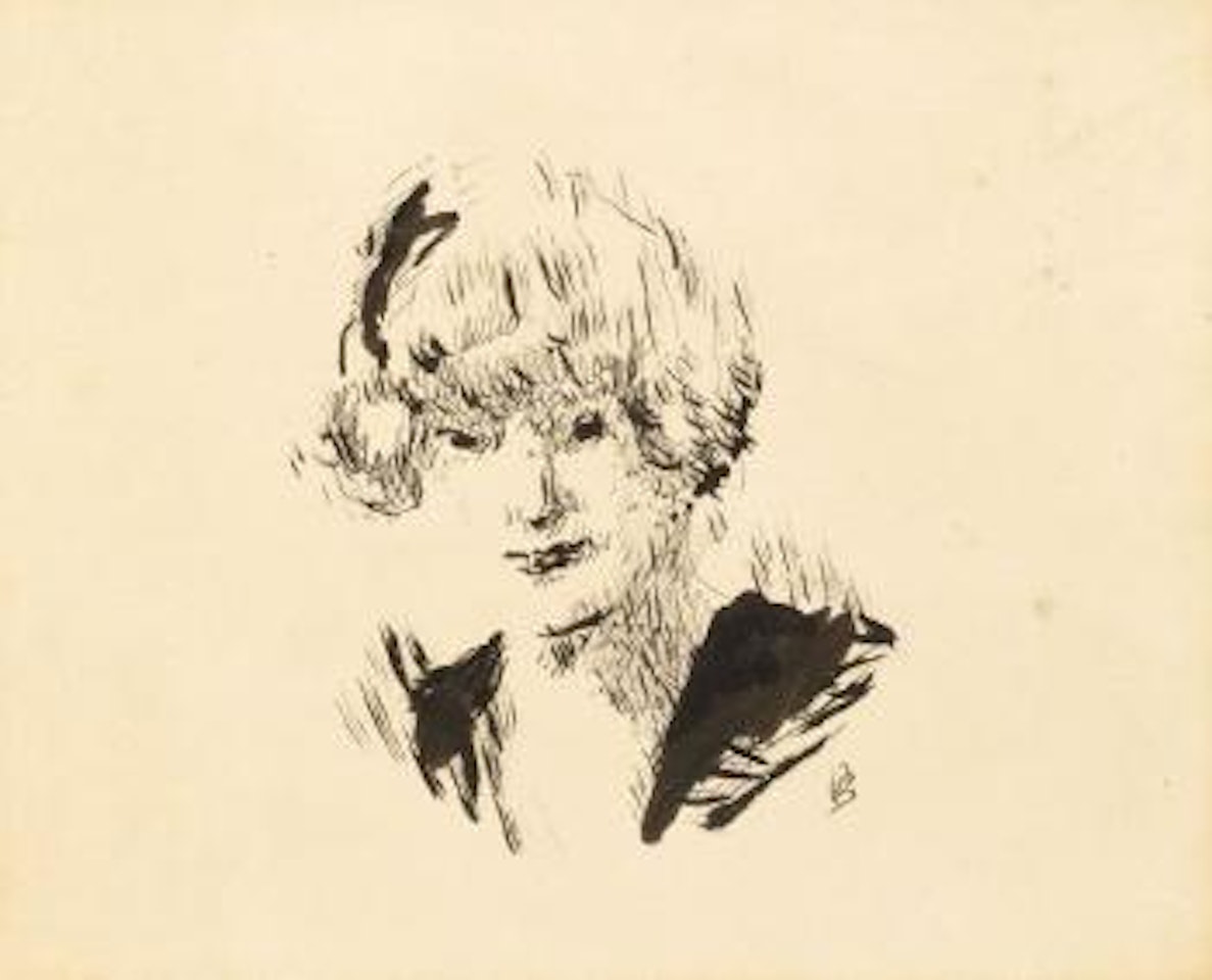 Jeune fille au ruban by Pierre Bonnard