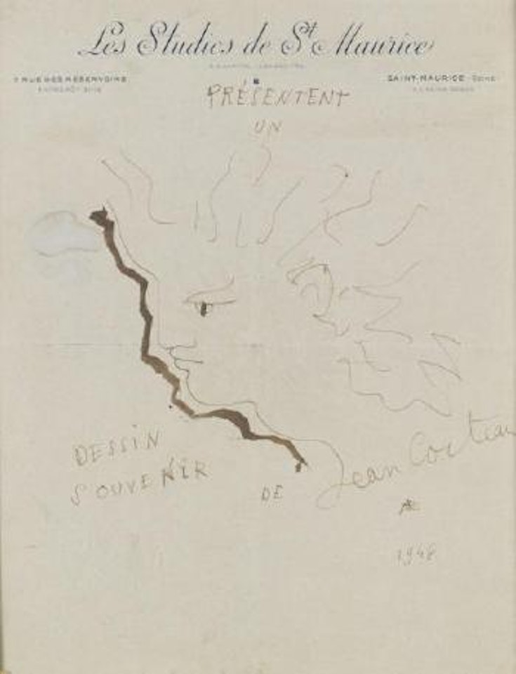 Profil de faune by Jean Cocteau
