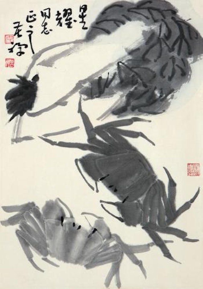 Cabbage And Crab by Li Kuchan