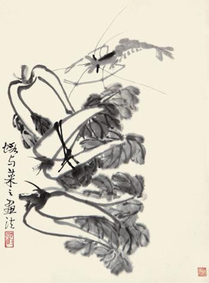 Cabbage And Shirmp by Li Kuchan