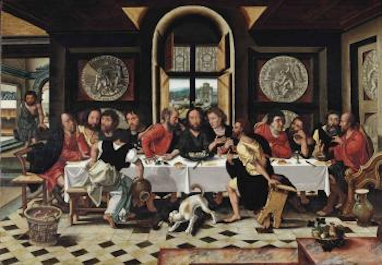 The Last Supper by Attributed to Pieter Coecke van Aelst I