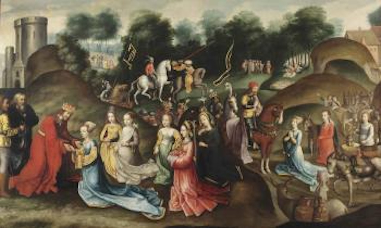 The Story of David and Abigail by Hugo van der Goes