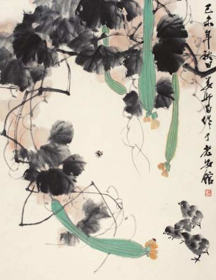 Luffa And Chick by Lou Shibai