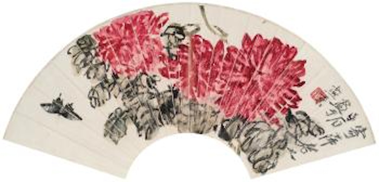Butterfly And Flowers by Qi Baishi