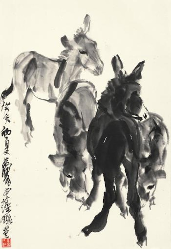 Donkeys by Huang Zhou