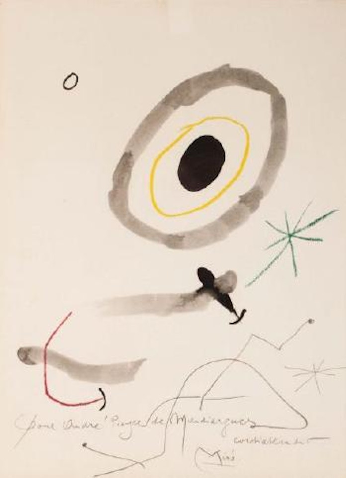 Composition abstraite by Joan Miró