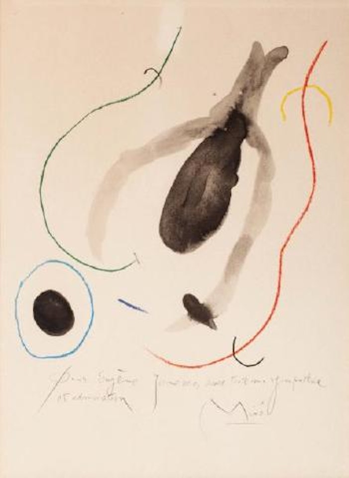 Composition abstraite by Joan Miró