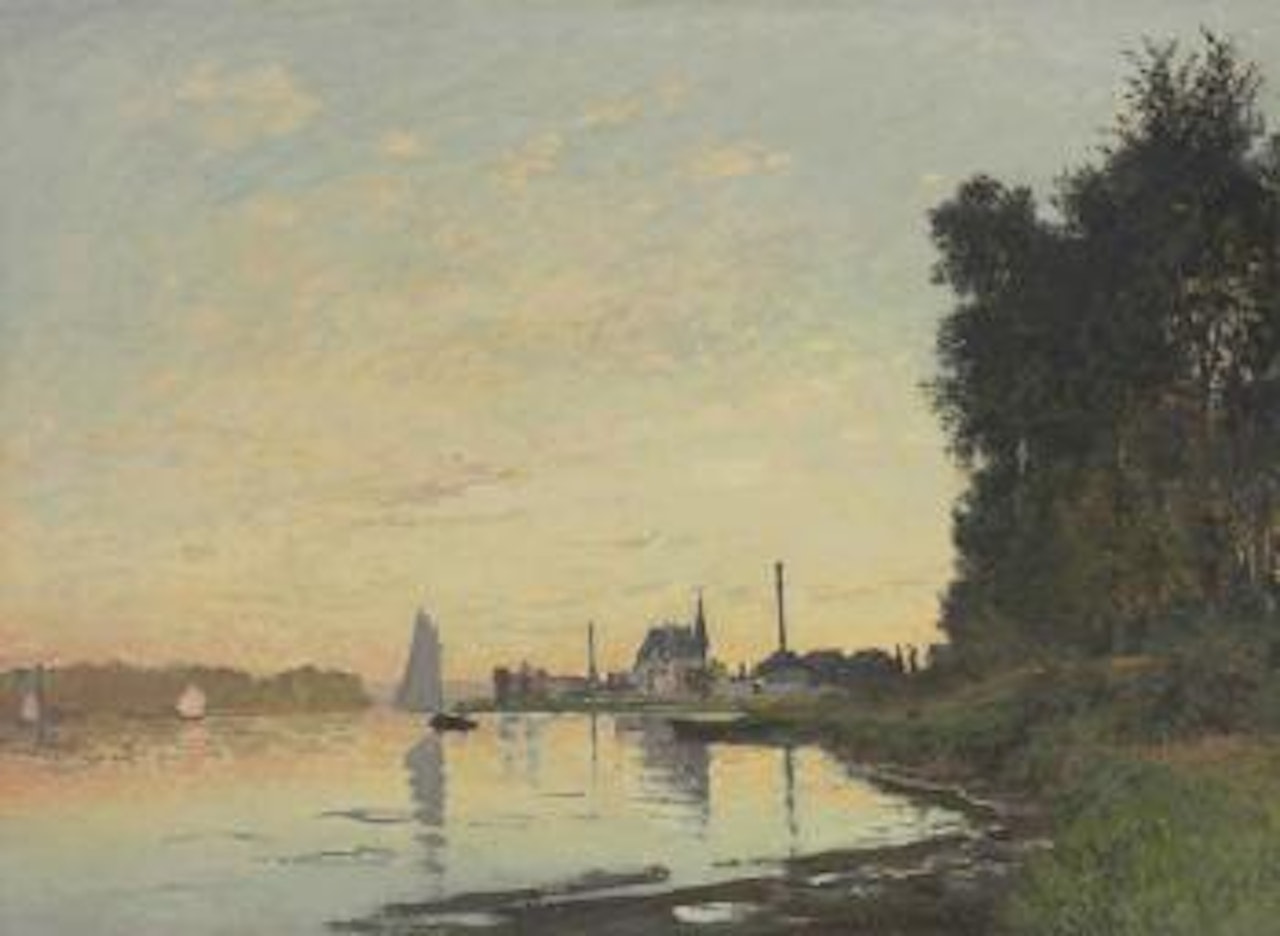 Argenteuil, fin d'après-midi by Claude Monet