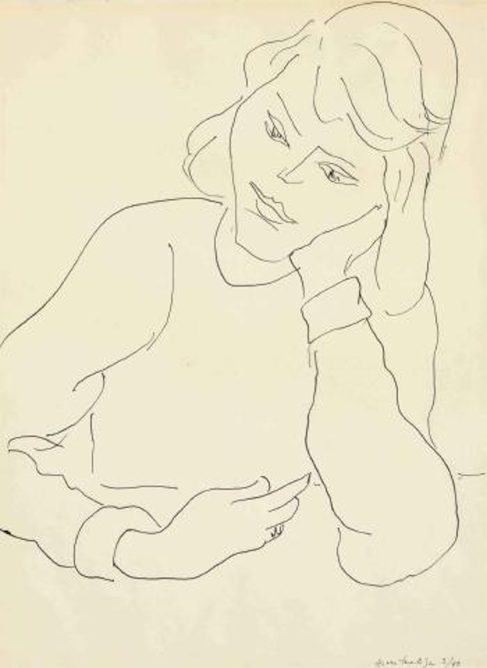 Jeune femme by Henri Matisse