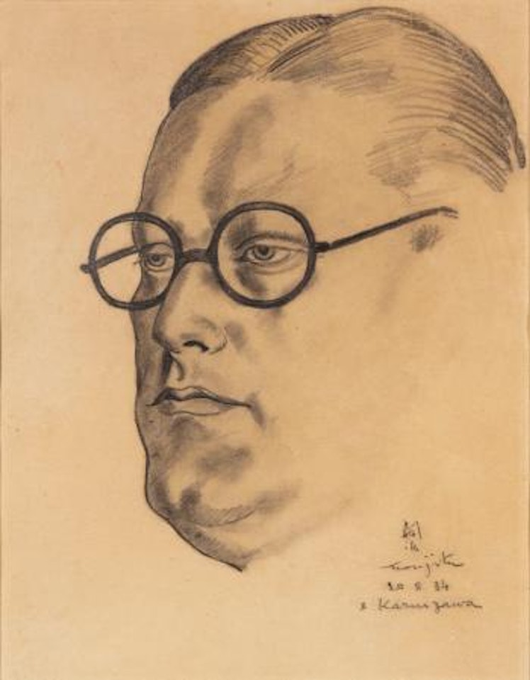 Portrait de Paul Rosenstand by Leonard Tsuguharu Foujita