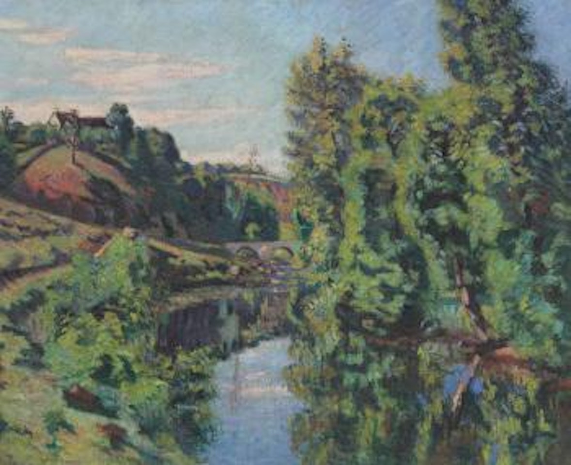 Vue du pont Charraud, Creuse by Armand Guillaumin