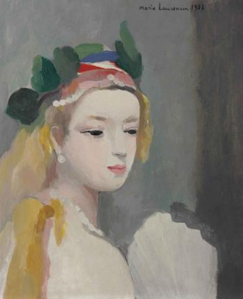 Femme à l'éventail by Marie Laurencin