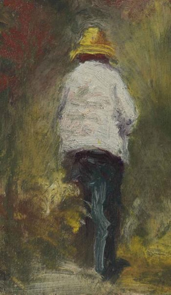 Vincent van Gogh se rendant au motif à Asnières by Emile Bernard