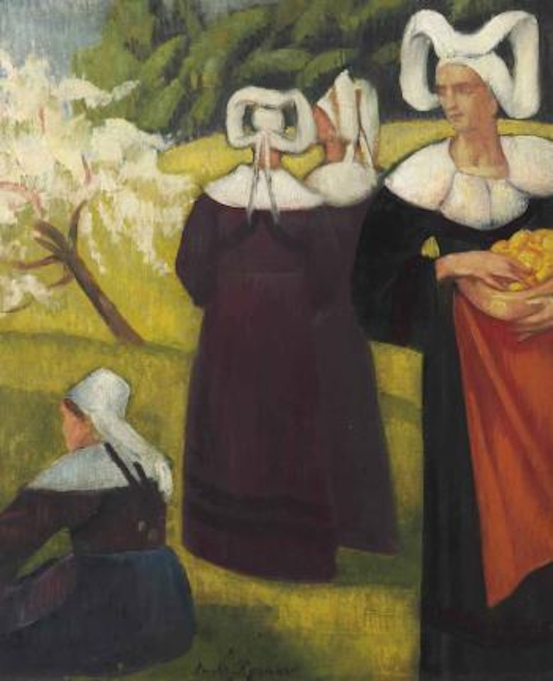 Cueilleuses de pommes à Pont-Aven by Emile Bernard