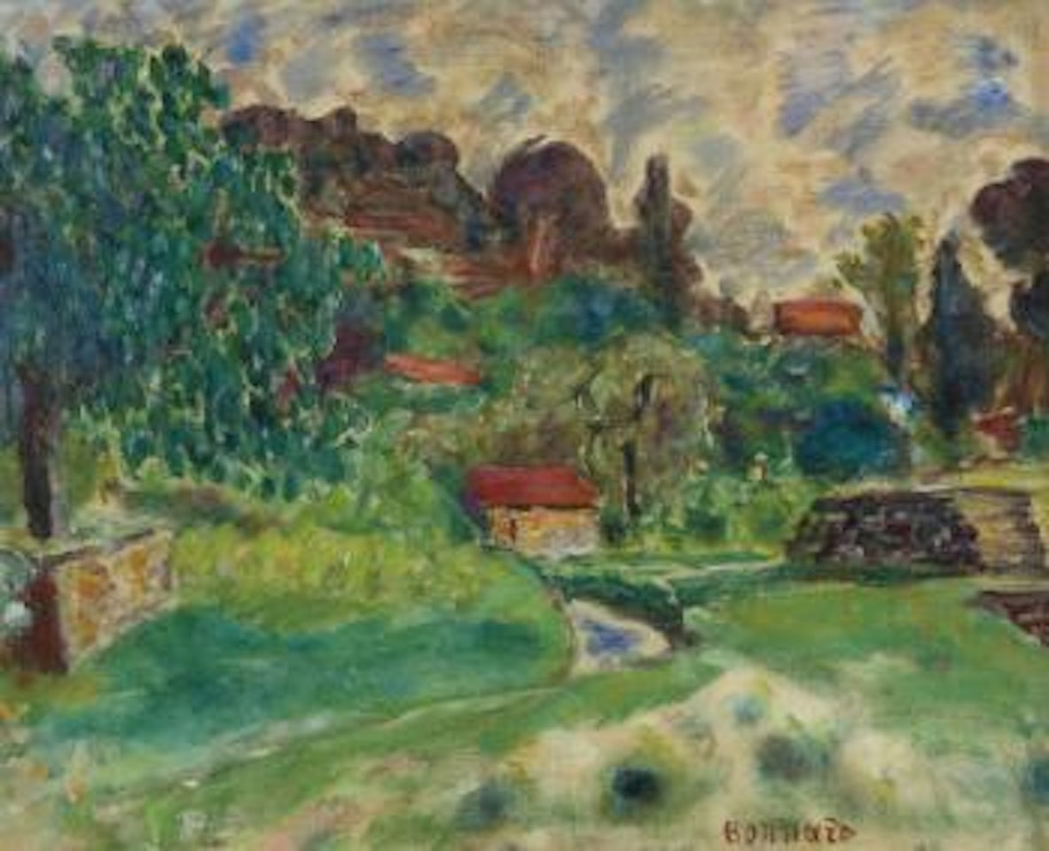 Paysage de Cagnes ou Paysage by Pierre Bonnard