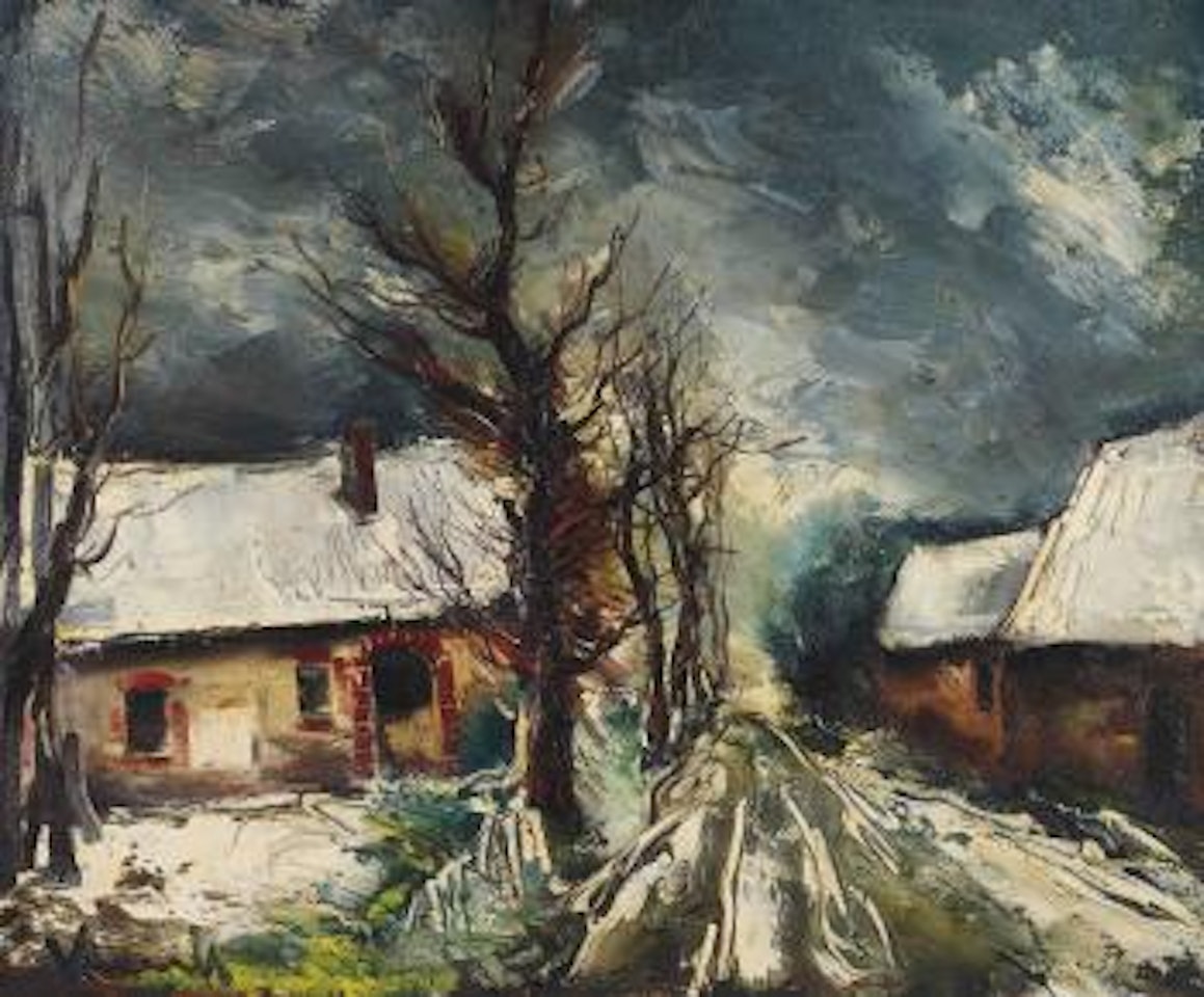 Village sous la neige by Maurice de Vlaminck