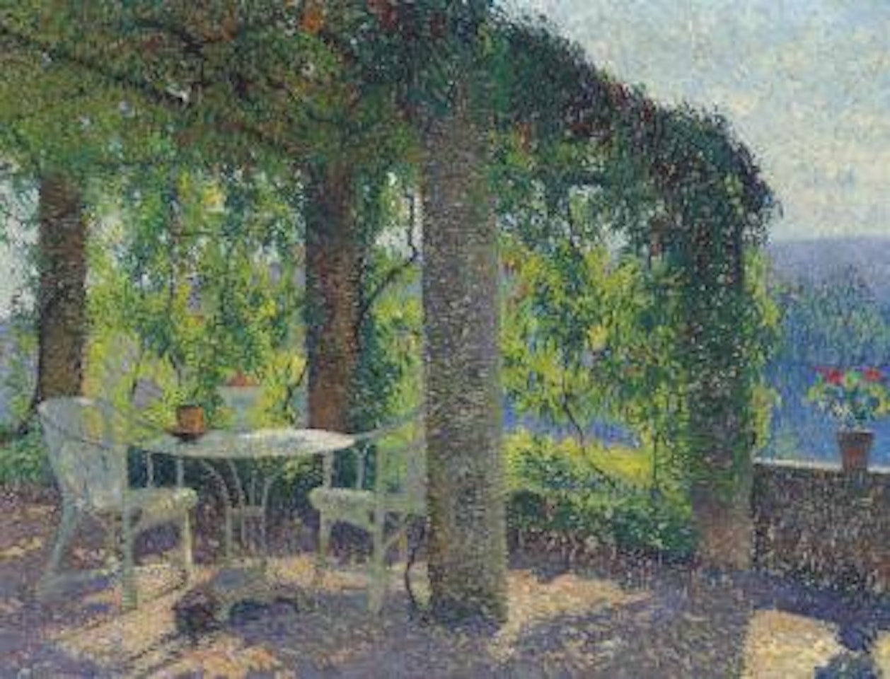 La pergola centrale de Marquayrol by Henri Jean Guillaume Martin