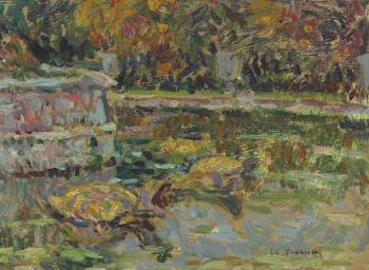 Les tortues du bassin de Latone by Henri Le Sidaner