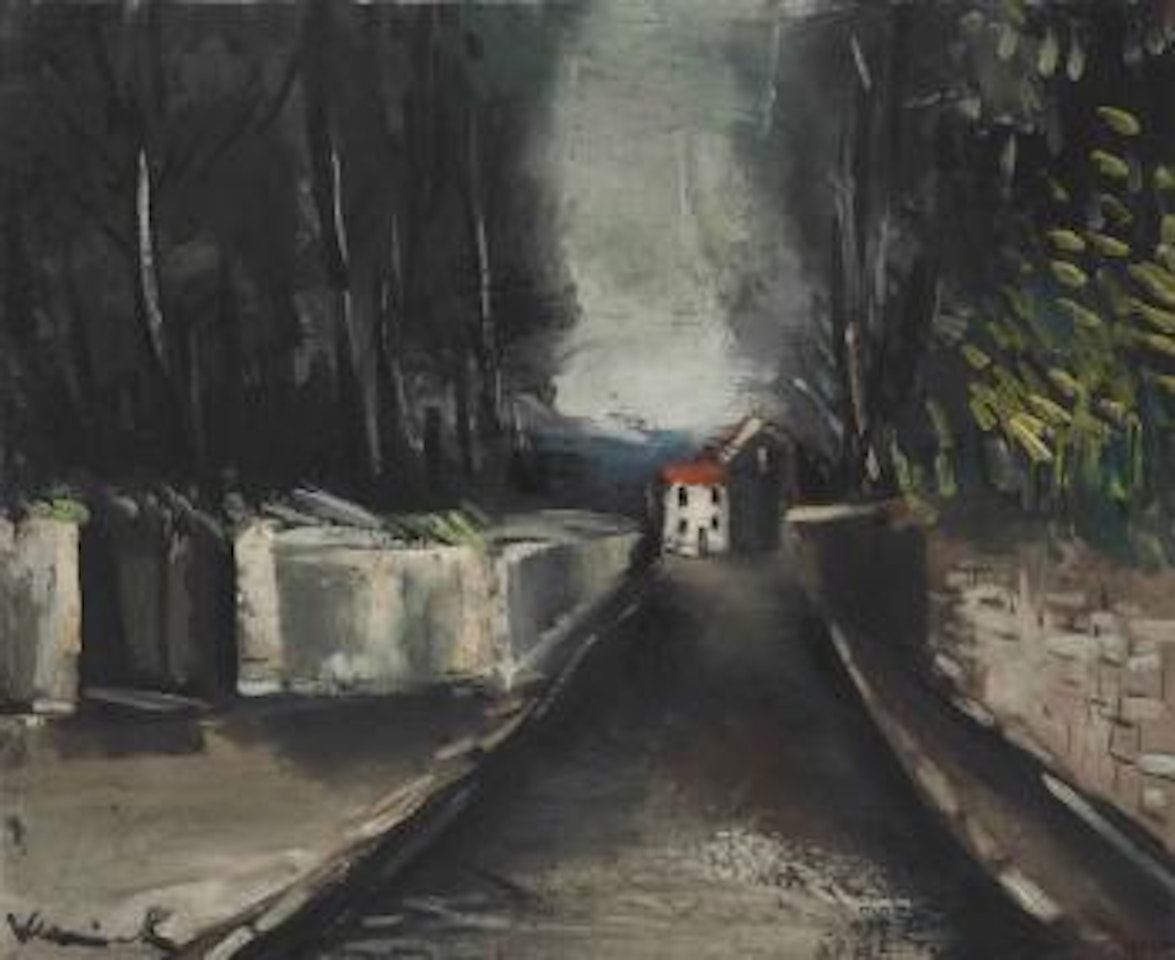 La route de village by Maurice de Vlaminck