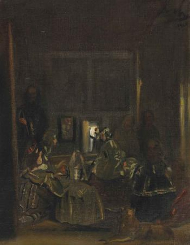 The Maids-in-Waiting (Las Meninas; B) by Salvador Dali