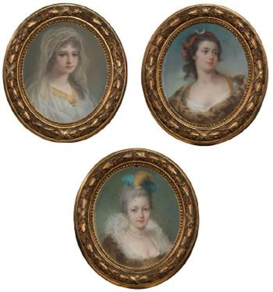 Ritratto di fanciulla come vesta. Ritratto di fanciulla come Diana. Ritratto di fanciulla come dama by Marie Louise Elisabeth Vigee-Lebrun