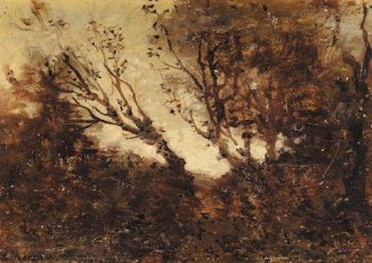 Paysage vallonné by Henri Harpignies