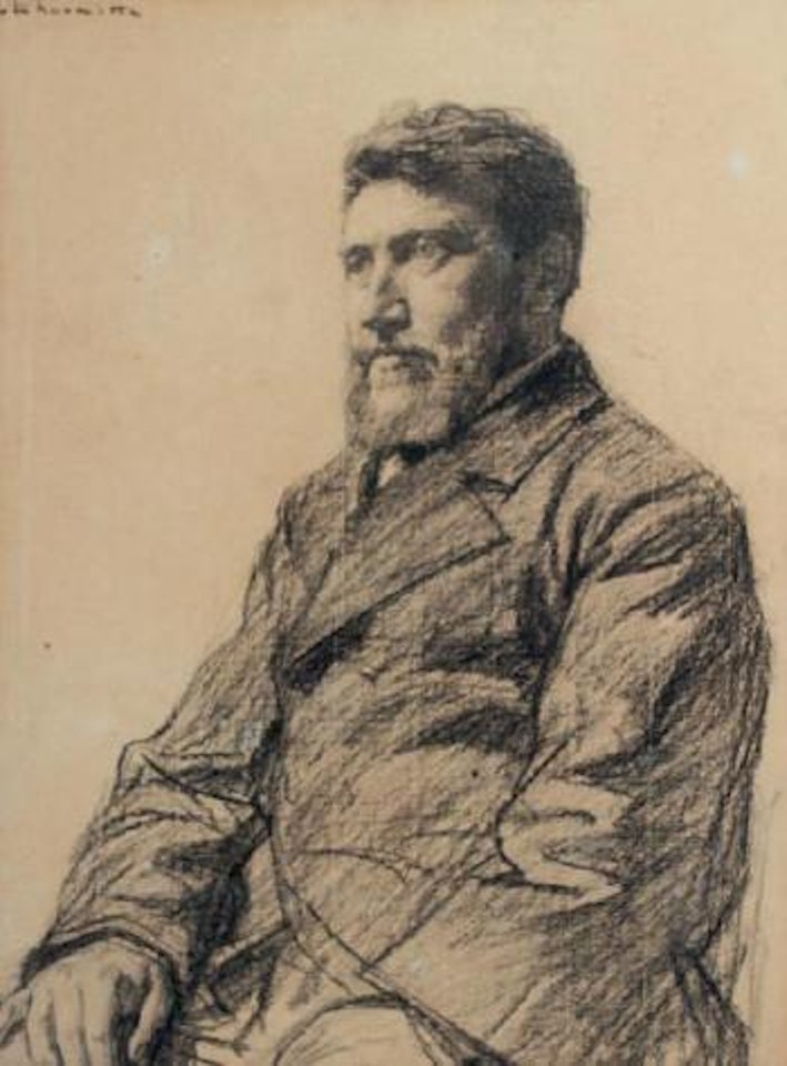 Portrait de l'éditeur Alphonse Lemerre by Léon Augustin Lhermitte