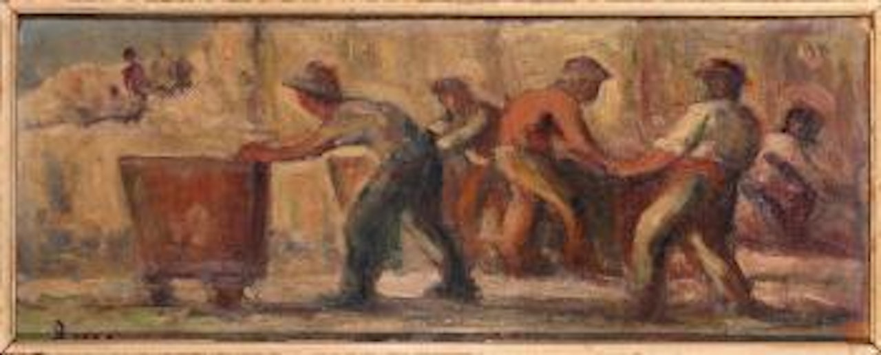 Les terrassiers by Maximilien Luce