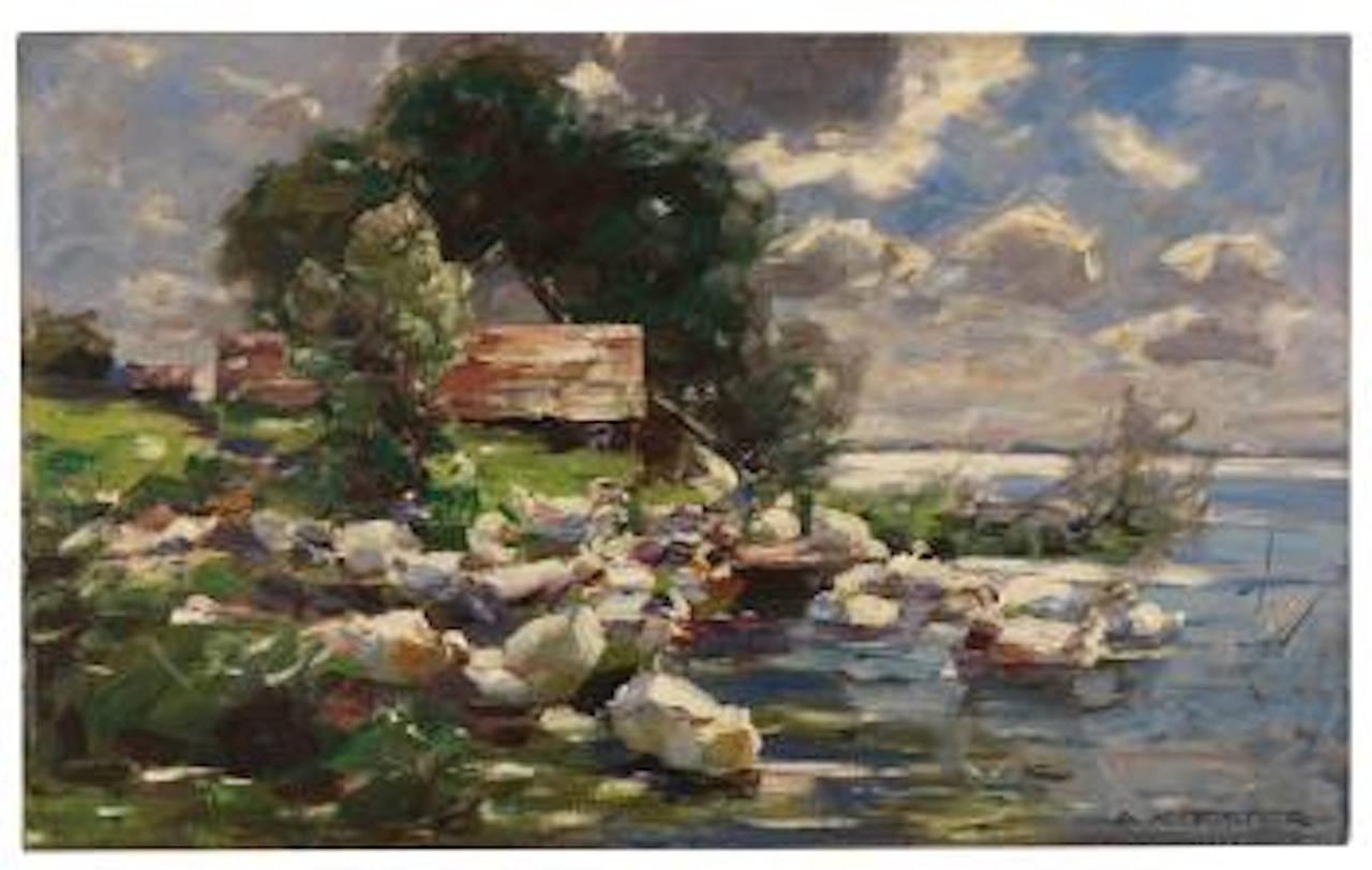 Enten am See by Alexander Koester